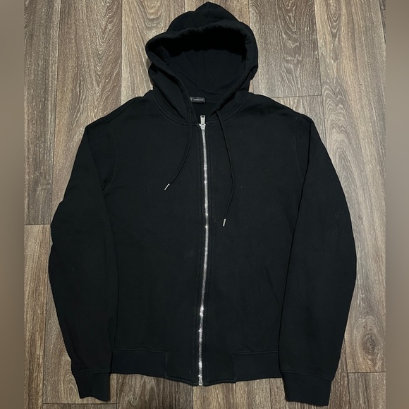 Versace Black Hoodie with White Medusa Design - Picture 3 of 8